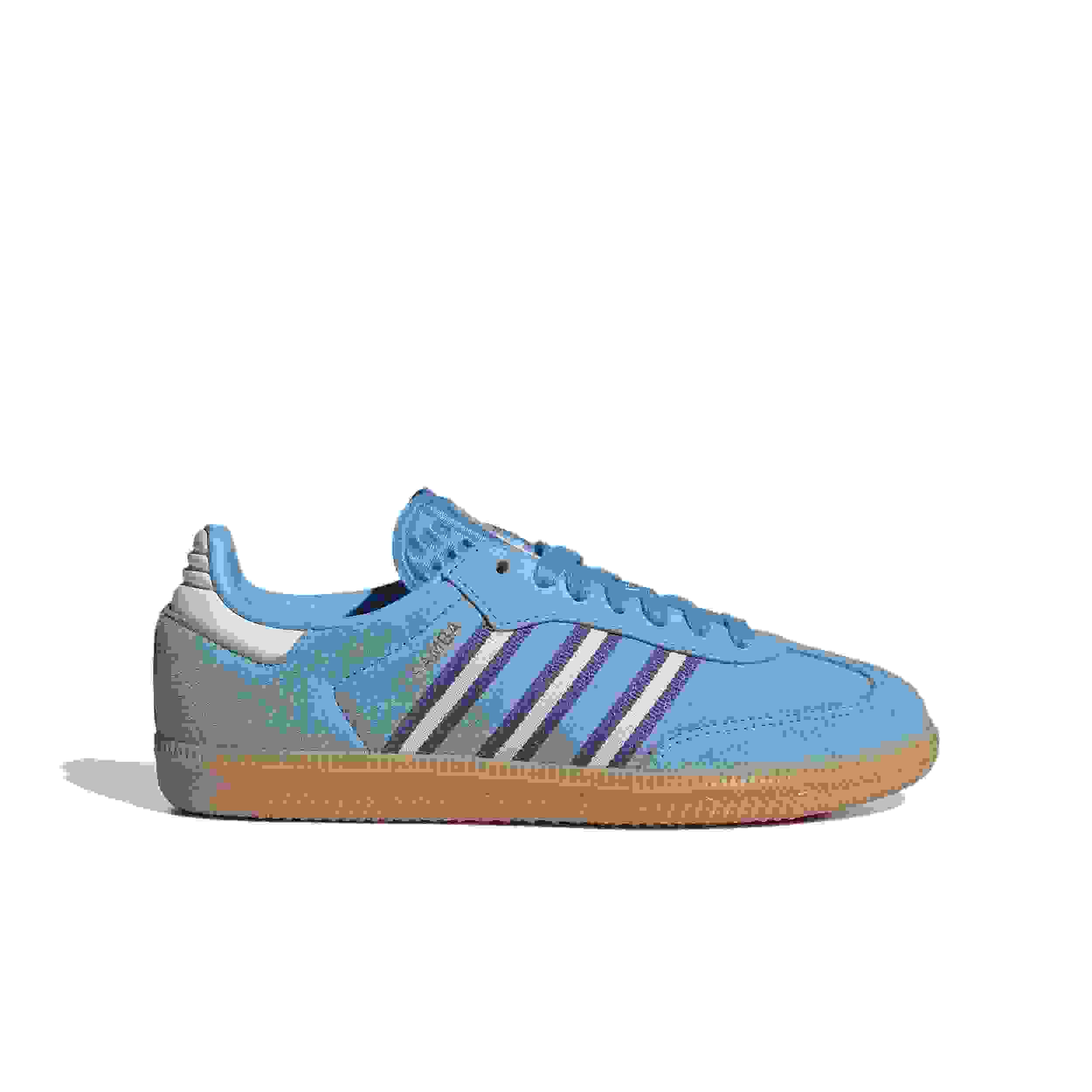 adidas Originals Samba OG Argentina Grade School Boys' "Light Blue/White" Shoe